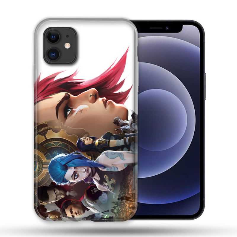 Coque Compatible Magsafe Pour Apple Iphone 12 / 12 Pro Arcane Jynx Sœur