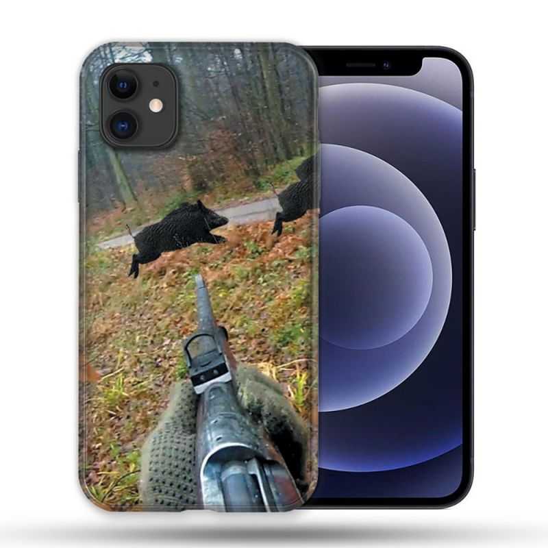 Coque Compatible Magsafe Pour Apple Iphone 12 / 12 Pro Chasse Vision Tir