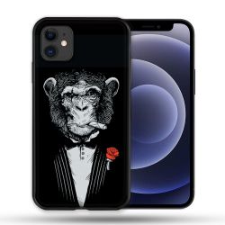 Coque Compatible Magsafe Pour Apple Iphone 12 / 12 Pro Decale Singe Mafia