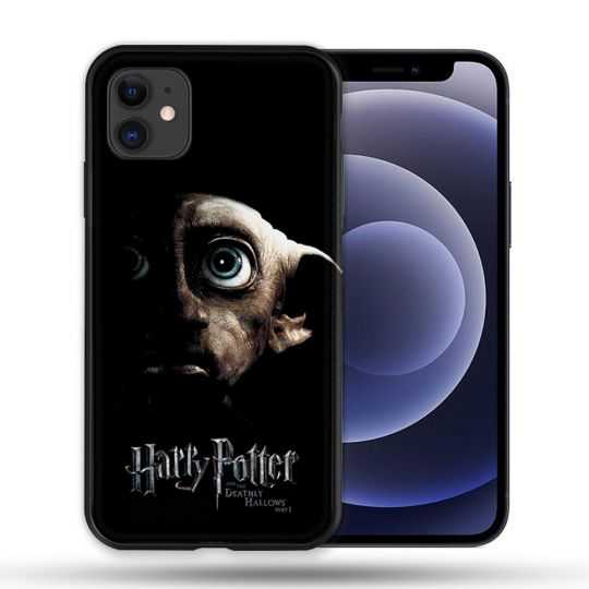 Coque Compatible Magsafe Pour Apple Iphone 12 / 12 Pro Harry Potter Hollows Dobby