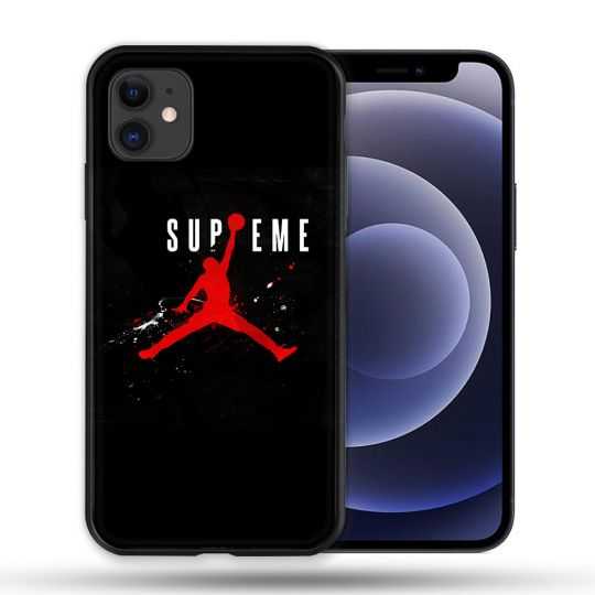 Coque Compatible Magsafe Pour Apple Iphone 12 / 12 Pro Jordan Supreme Noir