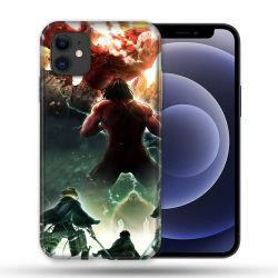 Coque Compatible Magsafe Pour Apple Iphone 12 / 12 Pro Manga Attaque Titans Combat