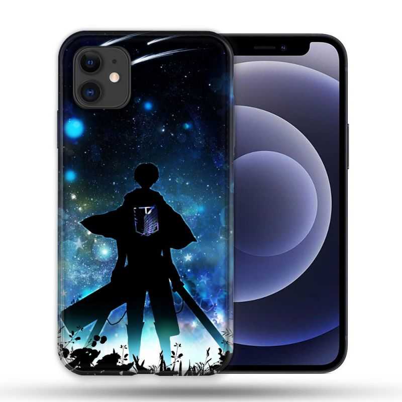 Coque Compatible Magsafe Pour Apple Iphone 12 / 12 Pro Manga Attaque Titans Levi