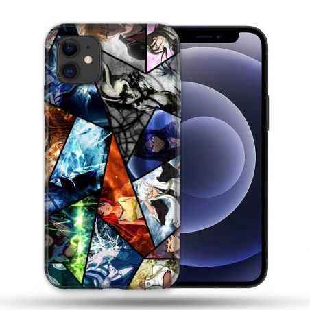 Coque Compatible Magsafe Pour Apple Iphone 12 / 12 Pro Manga Bleach Pele Mele