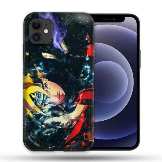 Coque Compatible Magsafe Pour Apple Iphone 12 / 12 Pro Manga Boruto Eclair