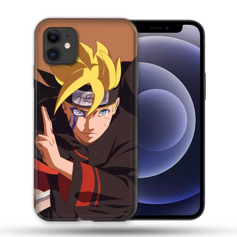 Coque Compatible Magsafe Pour Apple Iphone 12 / 12 Pro Manga Boruto Signe