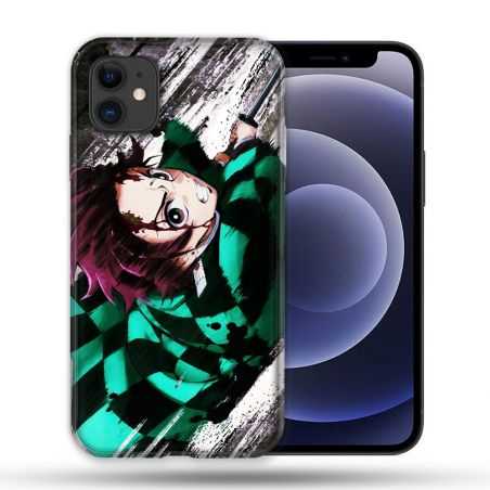 Coque Compatible Magsafe Pour Apple Iphone 12 / 12 Pro Manga Demon Slayer Tanjiro