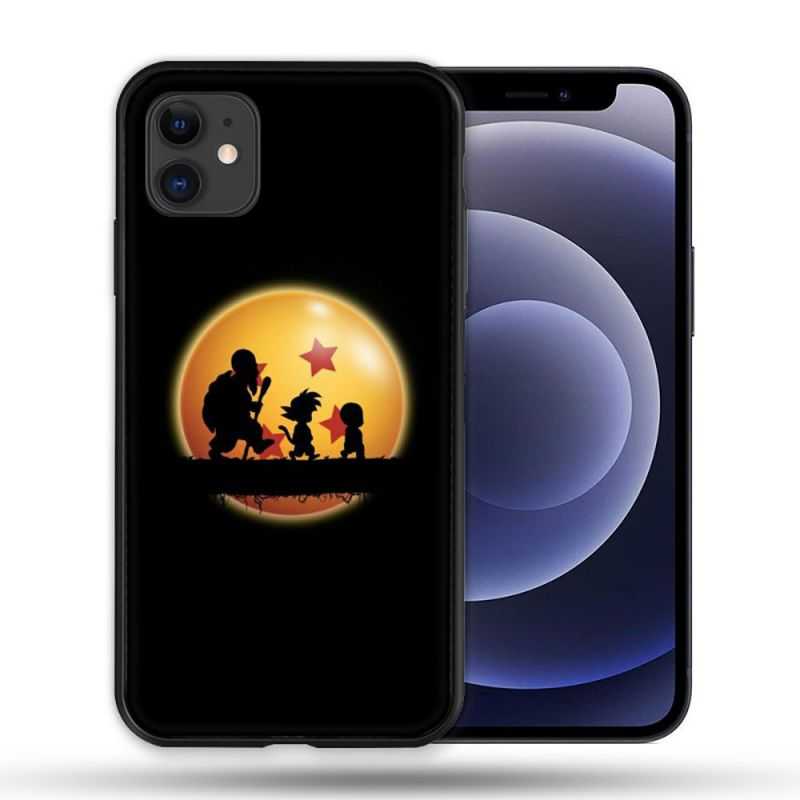 Coque Compatible Magsafe Pour Apple Iphone 12 / 12 Pro Manga Dragon Ball Vintage