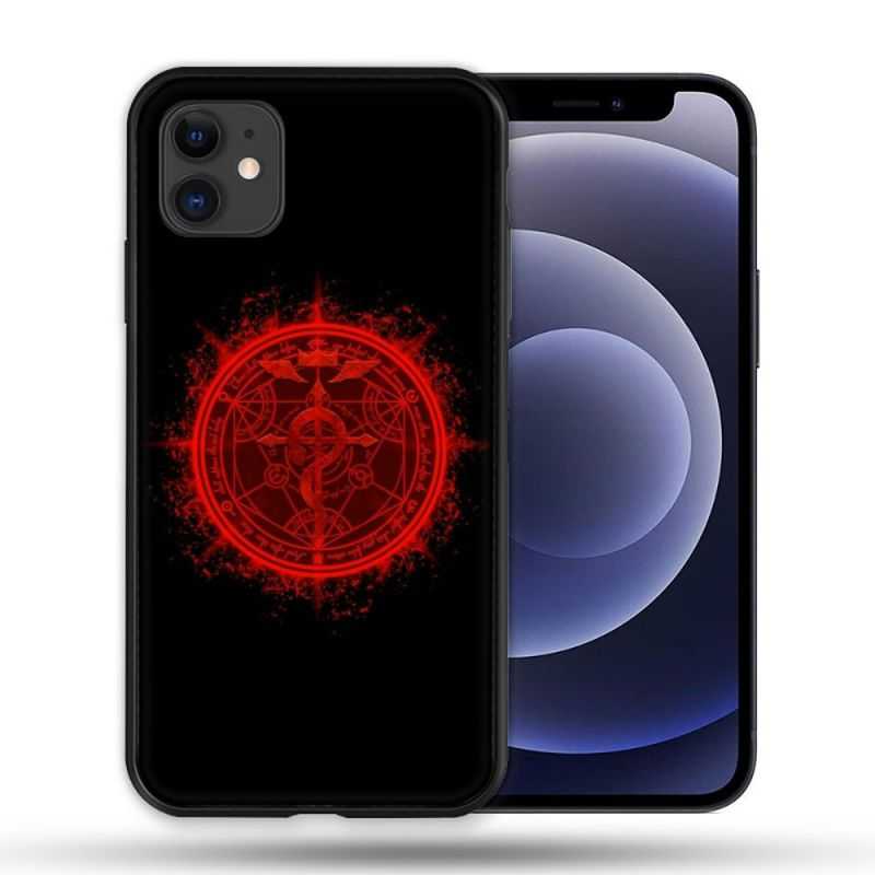 Coque Compatible Magsafe Pour Apple Iphone 12 / 12 Pro Manga Fullmetal Alchemist Logo