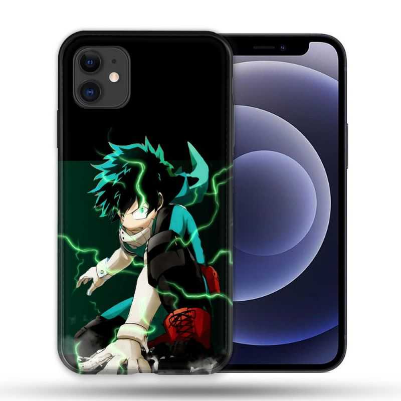 Coque Compatible Magsafe Pour Apple Iphone 12 / 12 Pro Manga My Hero Academia Deku