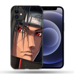 Coque Compatible Magsafe Pour Apple Iphone 12 / 12 Pro Manga Naruto Itachi Visage
