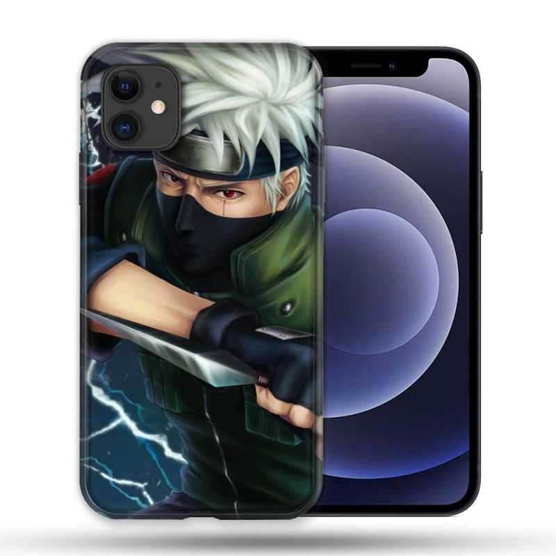 Coque Compatible Magsafe Pour Apple Iphone 12 / 12 Pro Manga Naruto Kakashi
