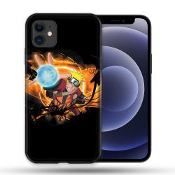 Coque Compatible Magsafe Pour Apple Iphone 12 / 12 Pro Manga Naruto Noir