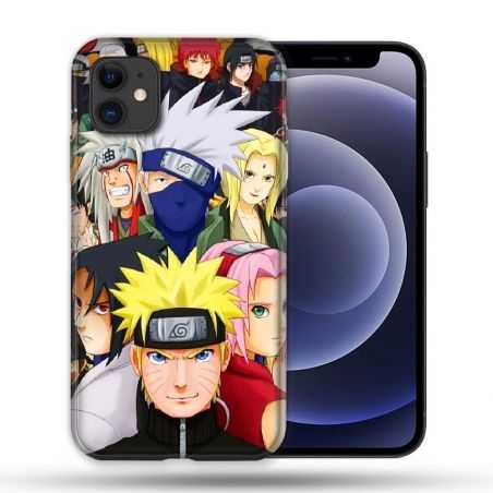 Coque Compatible Magsafe Pour Apple Iphone 12 / 12 Pro Manga Naruto Team