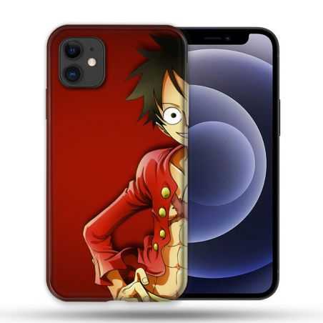 Coque Compatible Magsafe Pour Apple Iphone 12 / 12 Pro Manga One Piece Luffy