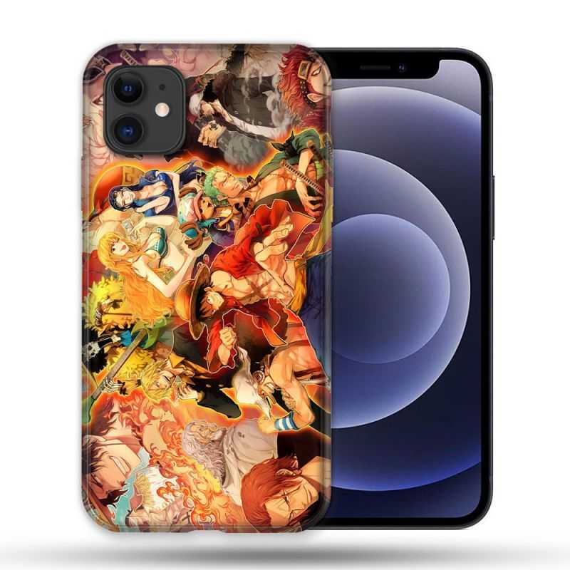 Coque Compatible Magsafe Pour Apple Iphone 12 / 12 Pro Manga One Piece Nakama