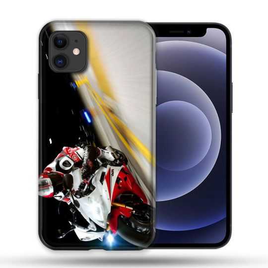 Coque Compatible Magsafe Pour Apple Iphone 12 / 12 Pro Moto Course GP R6