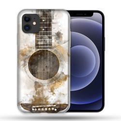 Coque Compatible Magsafe Pour Apple Iphone 12 / 12 Pro Musique Guitare Tag