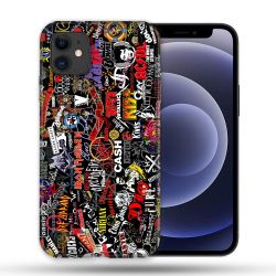 Coque Compatible Magsafe Pour Apple Iphone 12 / 12 Pro Musique Rock Groupe