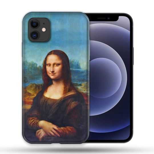 Coque Compatible Magsafe Pour Apple Iphone 12 / 12 Pro Peinture Joconde