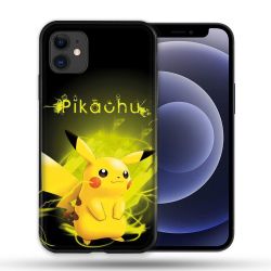Coque Compatible Magsafe Pour Apple Iphone 12 / 12 Pro Pokemon Pikachu Eclair