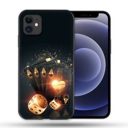 Coque Compatible Magsafe Pour Apple Iphone 12 / 12 Pro Poker Des