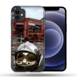 Coque Compatible Magsafe Pour Apple Iphone 12 / 12 Pro Pompier Casque Camion