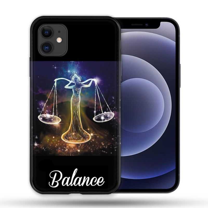 Coque Compatible Magsafe Pour Apple Iphone 12 / 12 Pro Signe Zodiaque 2 Balance