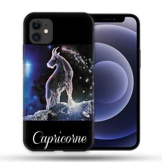Coque Compatible Magsafe Pour Apple Iphone 12 / 12 Pro Signe Zodiaque 2 Capricorne