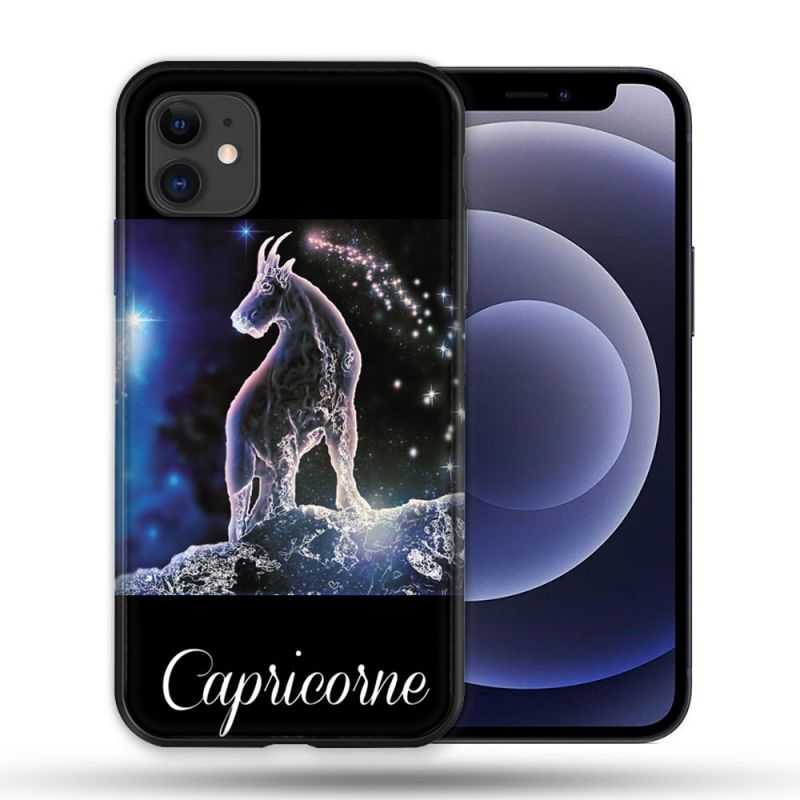 Coque Compatible Magsafe Pour Apple Iphone 12 / 12 Pro Signe Zodiaque 2 Capricorne
