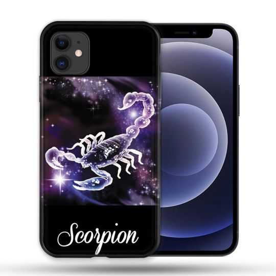 Coque Compatible Magsafe Pour Apple Iphone 12 / 12 Pro Signe Zodiaque 2 Scorpion