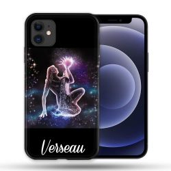 Coque Compatible Magsafe Pour Apple Iphone 12 / 12 Pro Signe Zodiaque 2 Verseau