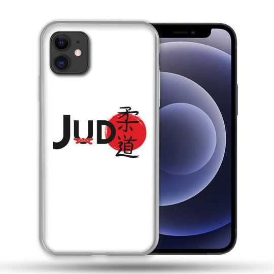 Coque Compatible Magsafe Pour Apple Iphone 12 / 12 Pro Sport Judo Logo