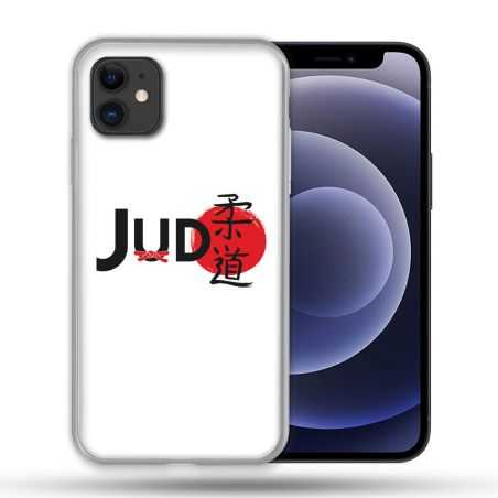 Coque Compatible Magsafe Pour Apple Iphone 12 / 12 Pro Sport Judo Logo