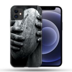 Coque Compatible Magsafe Pour Apple Iphone 12 / 12 Pro Sport Rugby Ballon Vintage