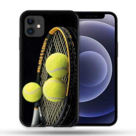 Coque Compatible Magsafe Pour Apple Iphone 12 / 12 Pro Sport Tennis Balls