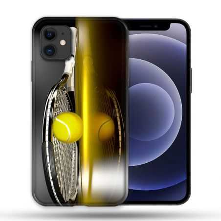 Coque Compatible Magsafe Pour Apple Iphone 12 / 12 Pro Sport Tennis Reflet