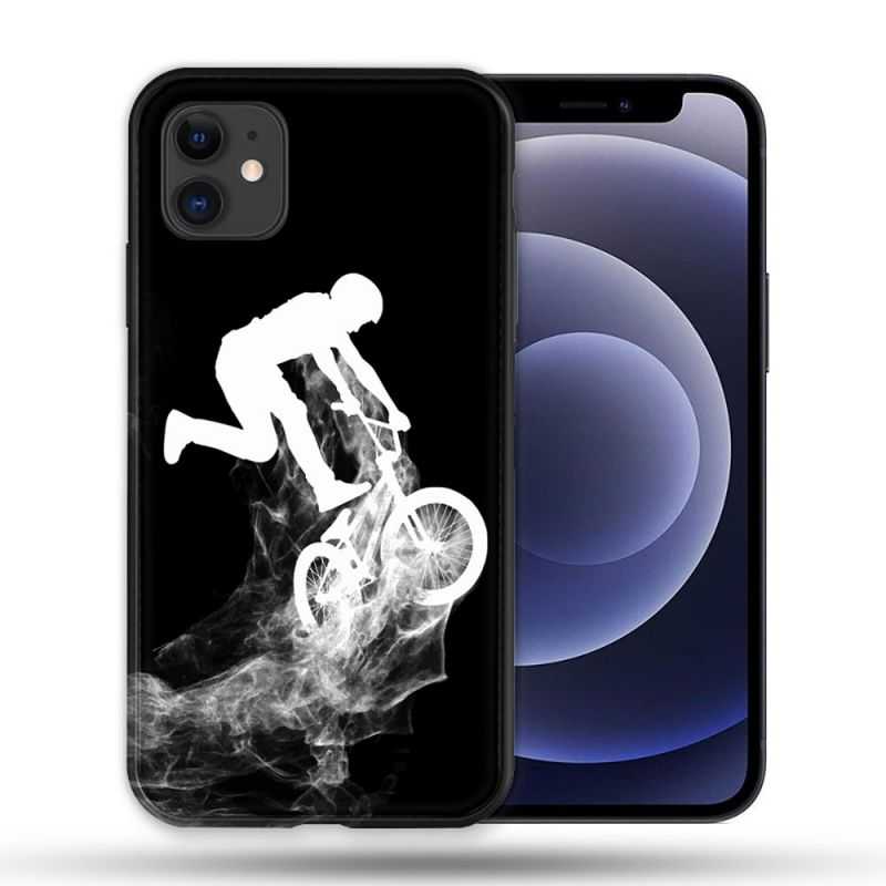 Coque Compatible Magsafe Pour Apple Iphone 12 / 12 Pro Sport VTT Noir