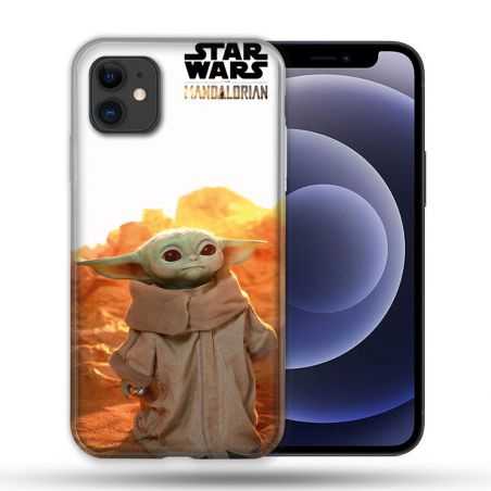Coque Compatible Magsafe Pour Apple Iphone 12 / 12 Pro Star Wars - Yoda bebe soleil