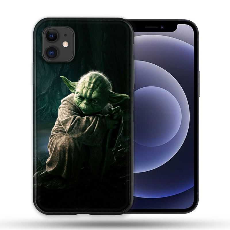Coque Compatible Magsafe Pour Apple Iphone 12 / 12 Pro Star Wars - Yoda sombre