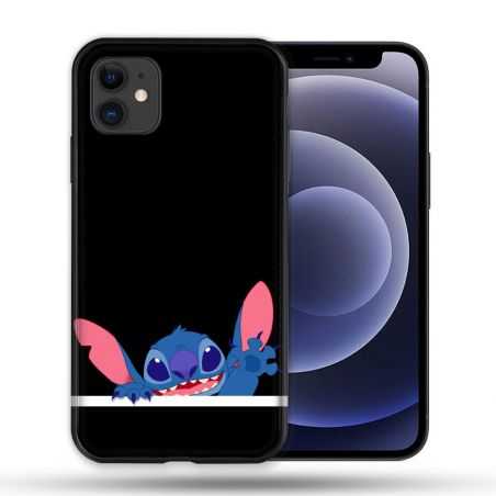 Coque Compatible Magsafe Pour Apple Iphone 12 / 12 Pro Stitch Noir