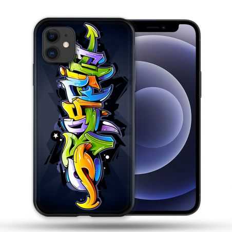 Coque Compatible Magsafe Pour Apple Iphone 12 / 12 Pro Street Art Graffiti