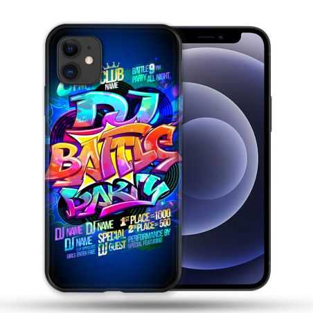 Coque Compatible Magsafe Pour Apple Iphone 12 / 12 Pro Street Art Rap