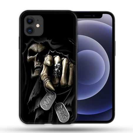 Coque Compatible Magsafe Pour Apple Iphone 12 / 12 Pro Tete de Mort Your Next