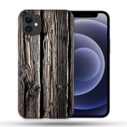 Coque Compatible Magsafe Pour Apple Iphone 12 / 12 Pro Texture Bois