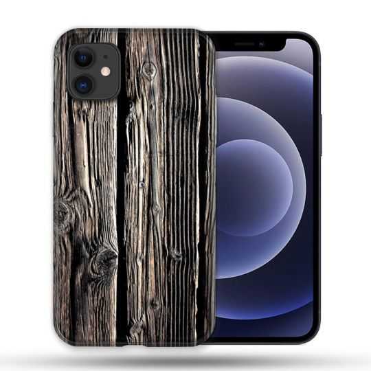 Coque Compatible Magsafe Pour Apple Iphone 12 / 12 Pro Texture Bois