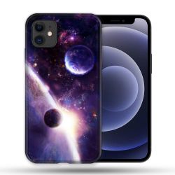 Coque Compatible Magsafe Pour Apple Iphone 12 / 12 Pro Univers Planete Stellaire