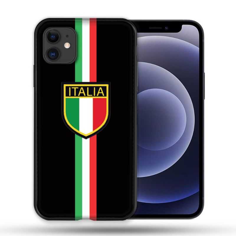 Coque Compatible Magsafe Pour Apple Iphone 12 / 12 Pro Voyage Italie 3 Noir