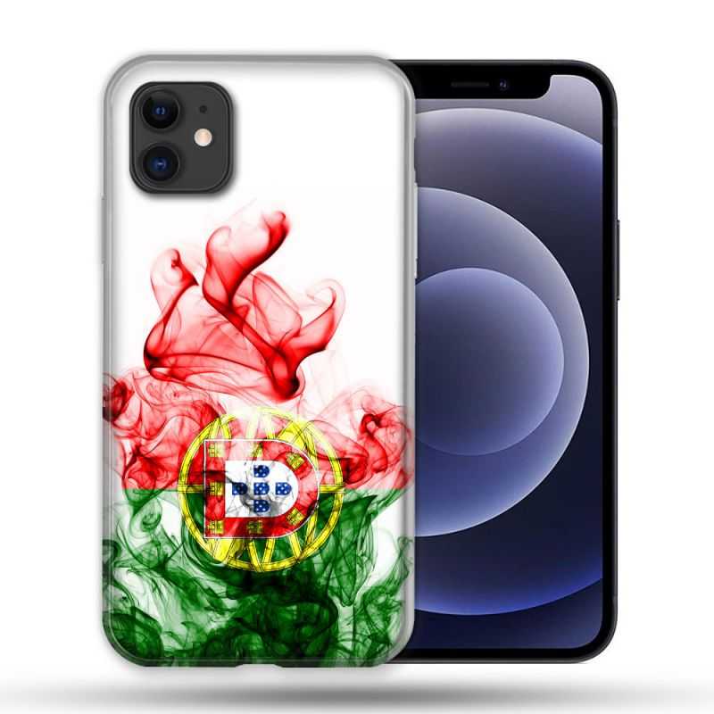 Coque Compatible Magsafe Pour Apple Iphone 12 / 12 Pro Voyage Portugal Flamme