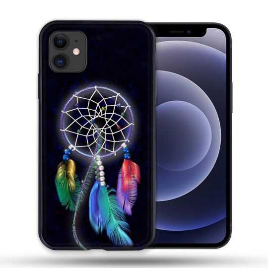 Coque Compatible Magsafe Pour Apple Iphone 12 / 12 Pro Zen Attrape Reve Multicolore